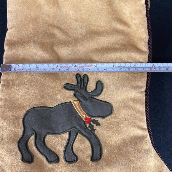 Moose Christmas Stocking - Picture 7 of 11